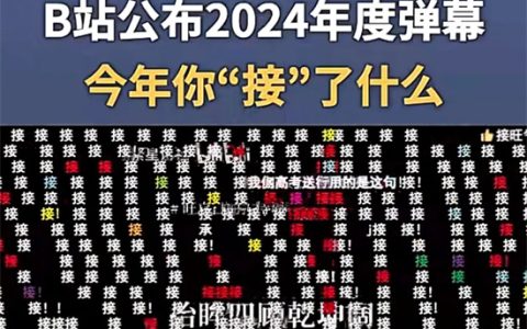 弹幕中的接是什么意思 - 文章缩略图